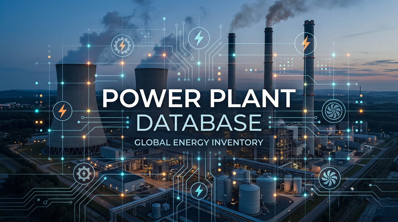 Power Plant Database Structure and Schema Diagram