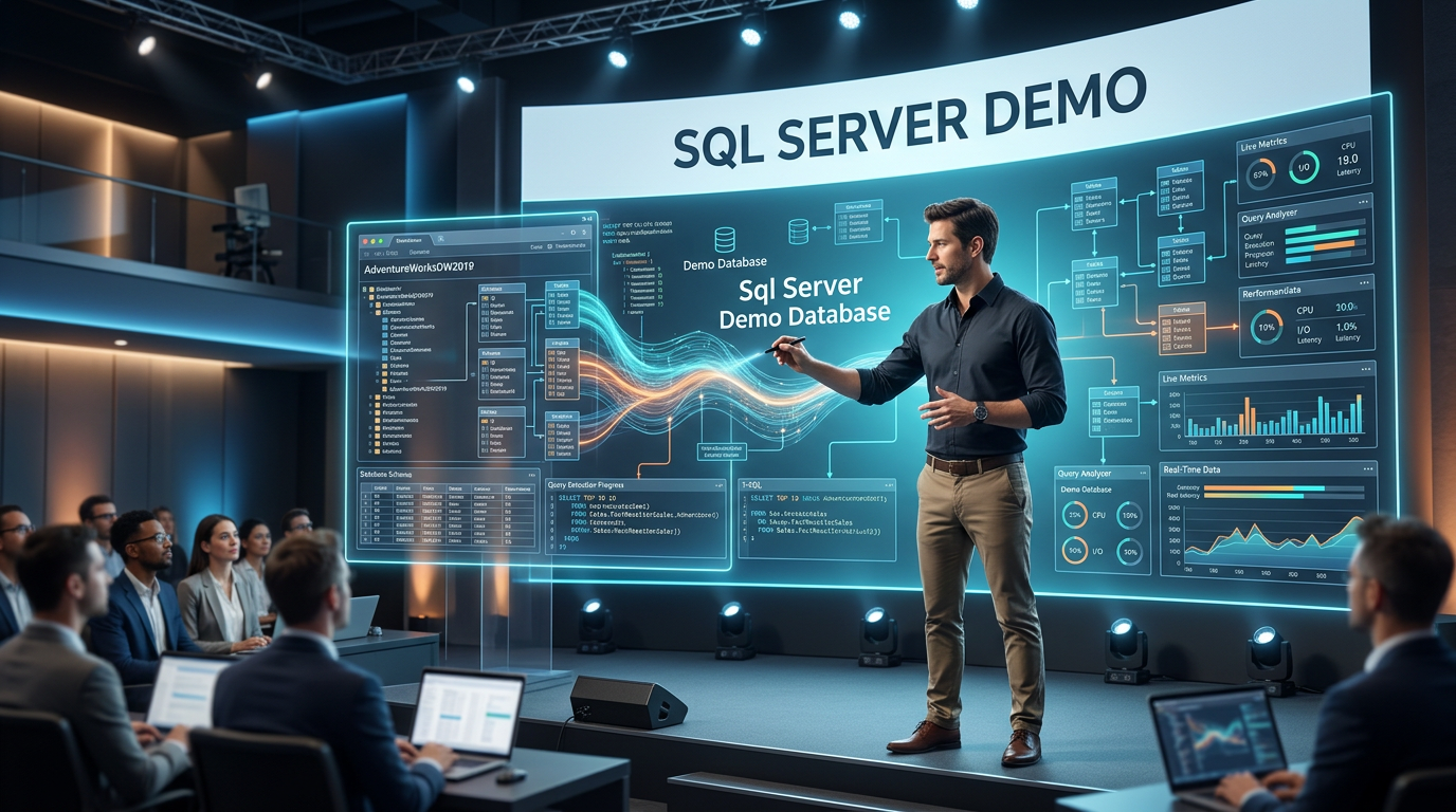 Sql Server Demo Database Structure and Schema Diagram