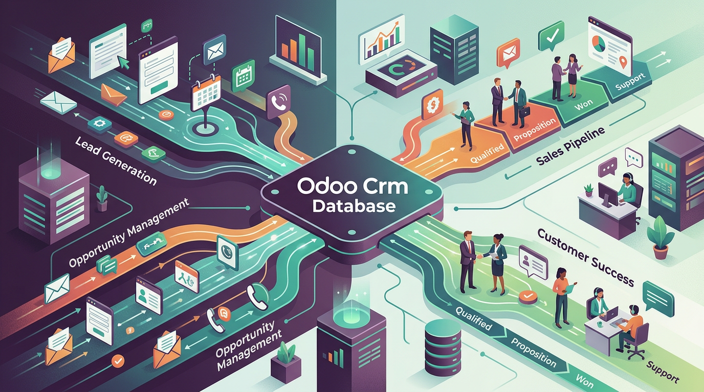 Odoo Crm Database Structure and Schema Diagram